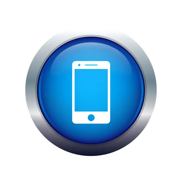 Mobile phone icon — Stock Photo, Image