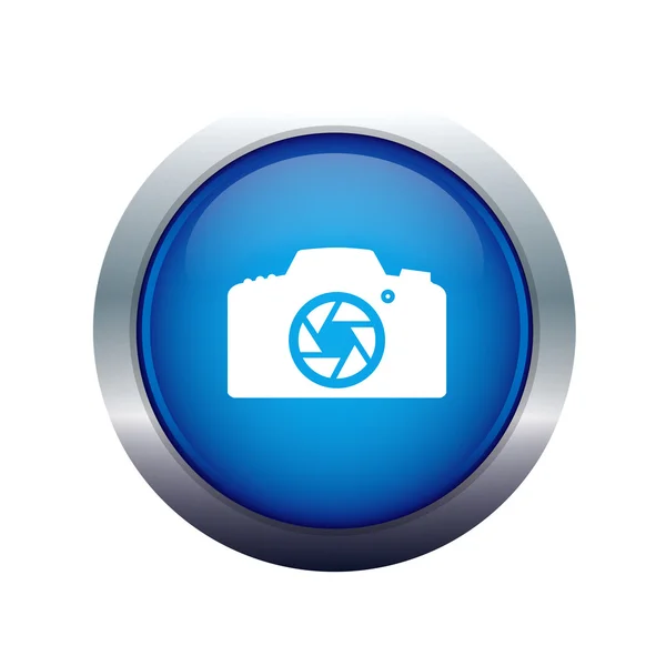 Icona della fotocamera fotografica — Foto Stock