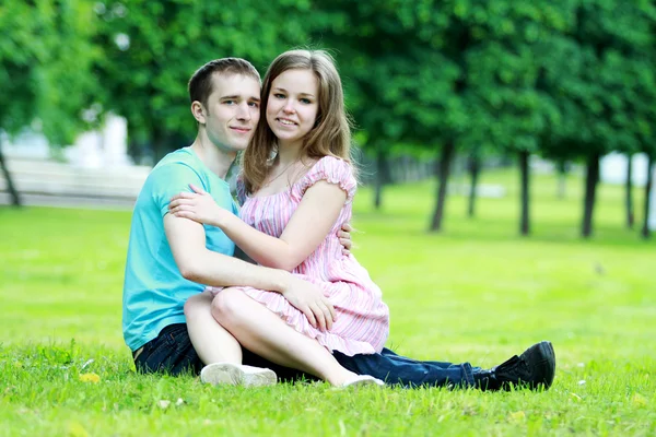 Romantic young couple — Stock Photo, Image