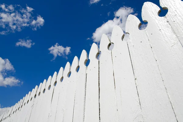 stock image White fence