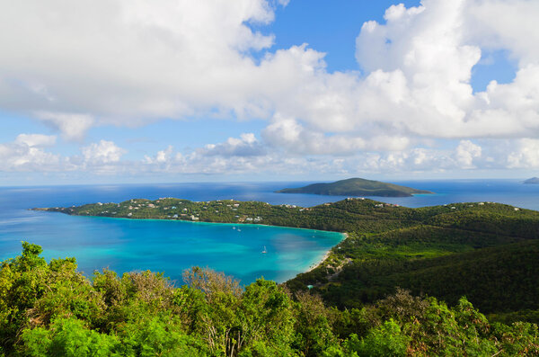 View on Magens Bay, St. Thomas USVI