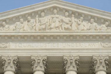 US supreme court building clipart