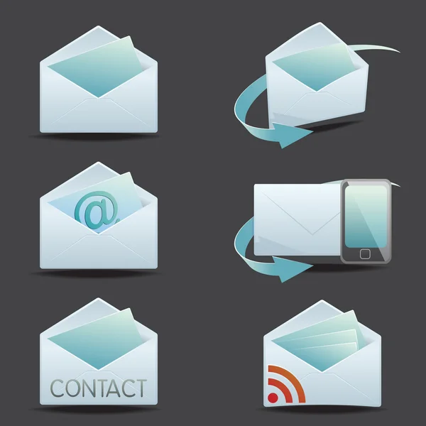 Zarflar e-posta simgesi