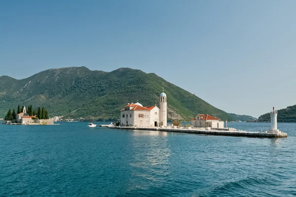 Sveti Dordje and Gospa od Skrpjela. Bay of Kotor. — Stock Photo, Image