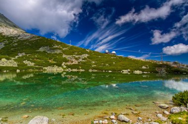 Skalnate Pleso, Slovakia. HDR clipart