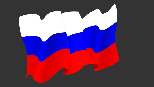 Russia bandiera — Foto Stock