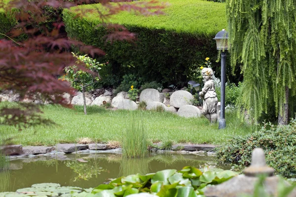 Stock image Garden lake