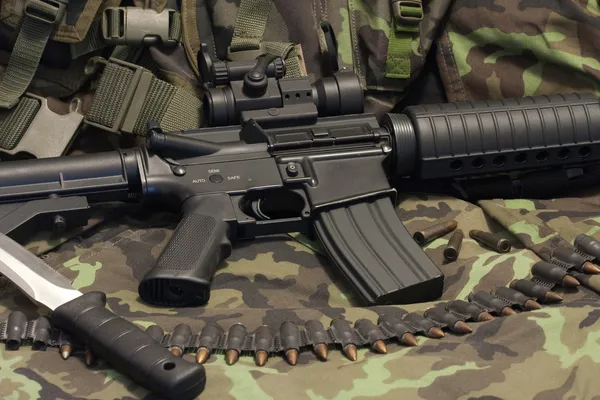 Modern weapon M4 — Stock Photo, Image