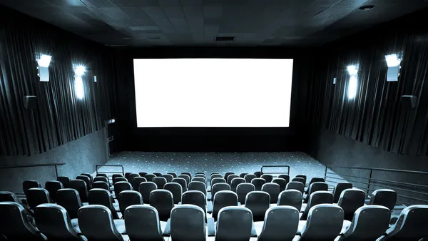 Sala del cinema — Foto Stock