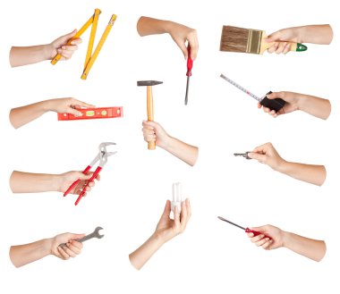 conjunto de herramientas de mano