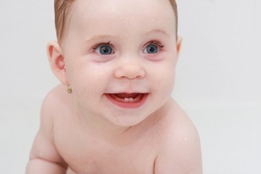 Baby smile clipart