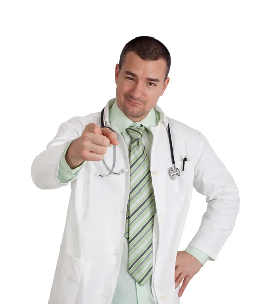 Doctor pointing at you. — Stockfoto