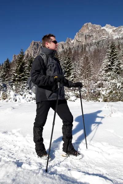 stock image Mountain trek