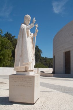 Papa heykelinin fatima santuary