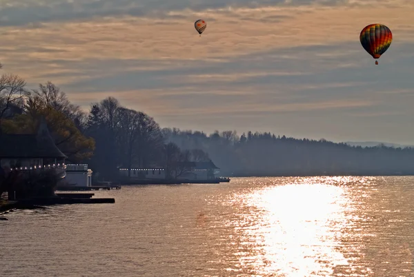 See und Luftballons — Stockfoto