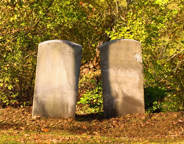 Дві надгробки — стокове фото