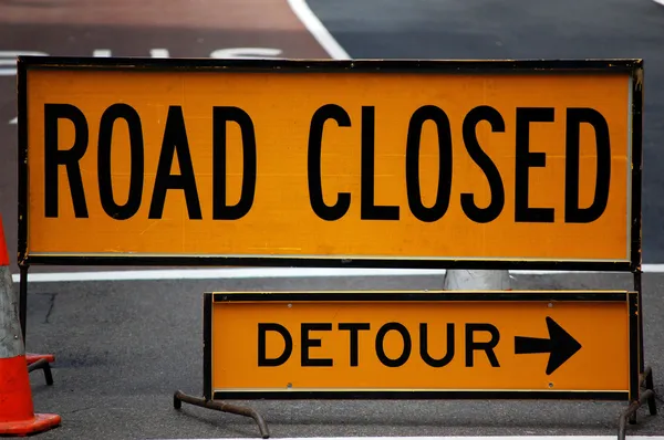 Road Closed — Stock Photo, Image