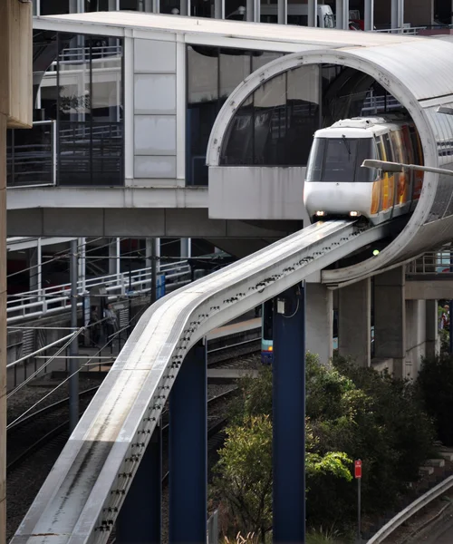 Szynowe monorail — Zdjęcie stockowe