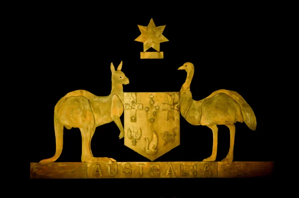 Coat of Arms of Australia Stock Photo