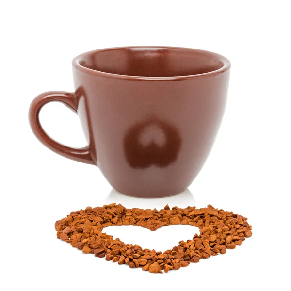 A cup of instant coffee — Stock Photo, Image