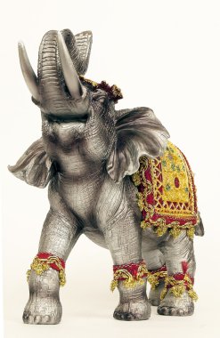 Statue of an Indian elephant clipart