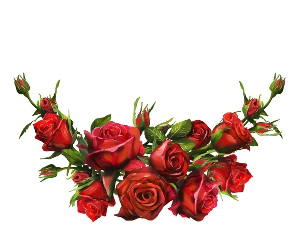 红玫瑰 免版税图库图片