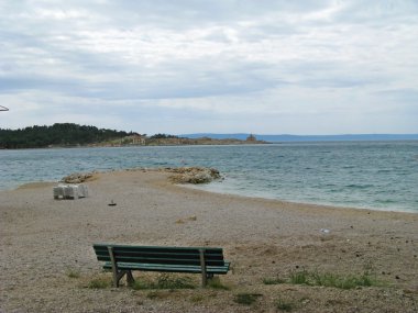 Deniz, makarska, Hırvatistan, Adriyatik, kasaba, Dalmaçya, dağ, seyahat, liman, resort, su, kıyı şeridi, Mimarlık, yapı, peyzaj, turizm, doğa, Akdeniz, damar, şehir, Avrupa, yaz, y