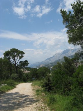 Deniz, makarska, Hırvatistan, Adriyatik, kasaba, Dalmaçya, dağ, seyahat, liman, resort, su, kıyı şeridi, Mimarlık, yapı, peyzaj, turizm, doğa, Akdeniz, damar, şehir, Avrupa, yaz, y