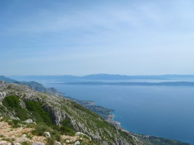 Hırvatistan, biokovo, peyzaj, dağ, Dalmaçya, Avrupa, deniz, turizm, Adriyatik, turist, mavi, sahil, Akdeniz, su, doğa, kıyı şeridi, ufuk, plaj, hedef, dalgalar, kıyı, sahne, güneş,