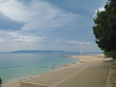 Deniz, makarska, Hırvatistan, Adriyatik, kasaba, Dalmaçya, dağ, seyahat, liman, resort, su, kıyı şeridi, Mimarlık, yapı, peyzaj, turizm, doğa, Akdeniz, damar, şehir, Avrupa, yaz, y