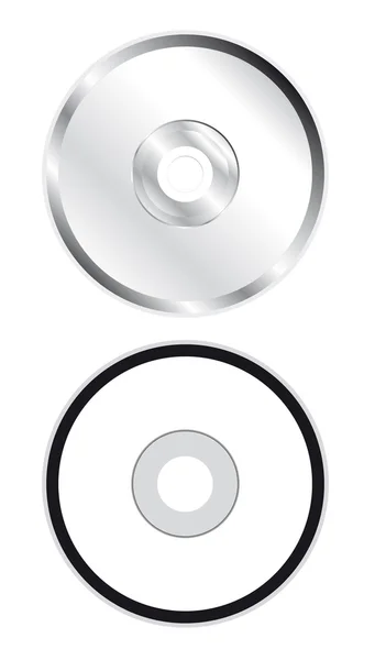 stock image Label on compact disc