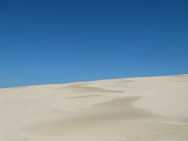 El desierto Leba en Polonia - vacaciones en la arena — Foto de Stock