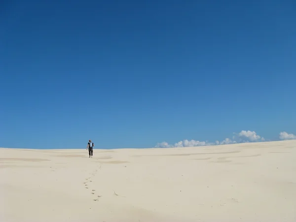 De woestijn Leba in Polen - vakantie in het zand — Stockfoto