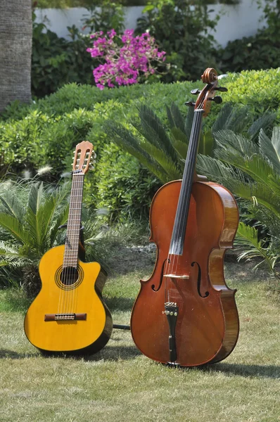 Cello und Gitarre — Stockfoto