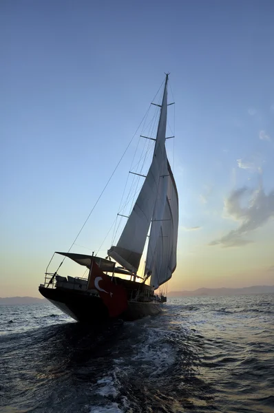 Barca a vela di lusso — Foto Stock