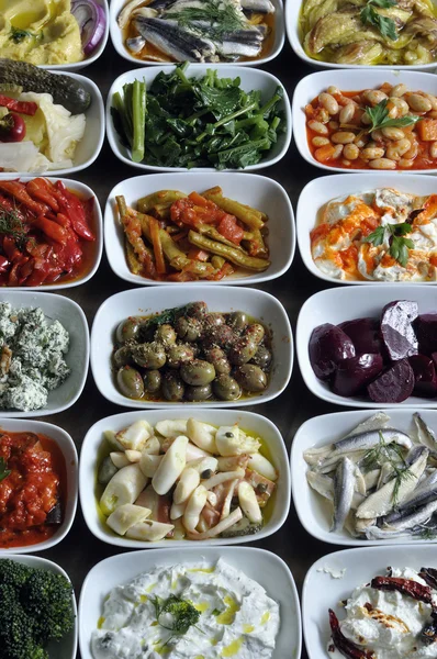 Görög és török ételek — Stock Fotó