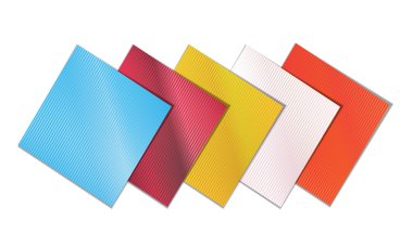 Colored napkins clipart