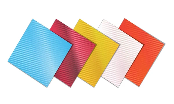 Colored napkins — Stock Vector