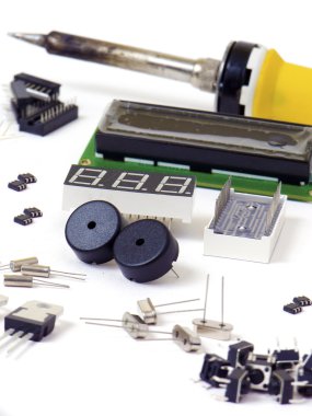 Electronic components clipart