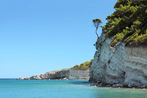 Praia de Spartines em Alonissos Grécia — Fotografia de Stock