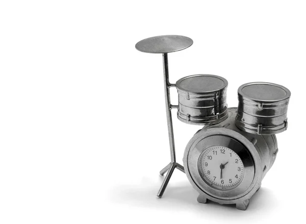 Drums alarm clock — Stock Photo, Image