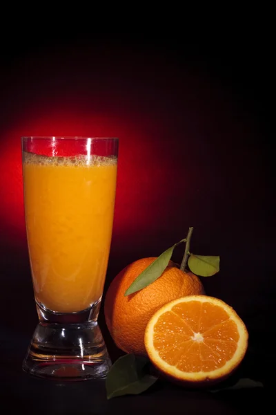 Naturalny sok pomarańczowy, sztuka tło — Zdjęcie stockowe