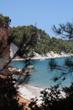 spartines beach, bir tekne casusluk