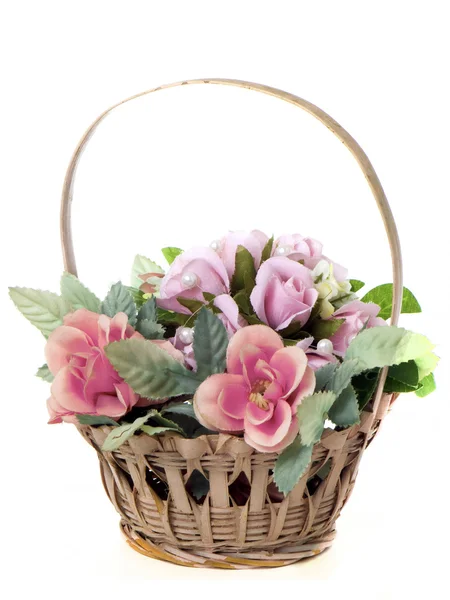 stock image Flowers in a basket