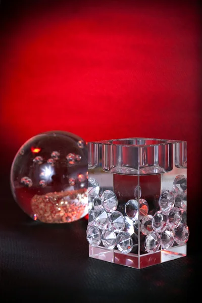 Decorativos de cristal para casa — Fotografia de Stock