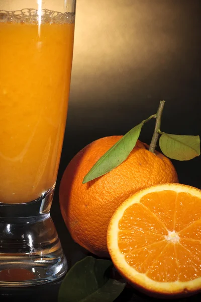 Sumo de laranja close-up — Fotografia de Stock