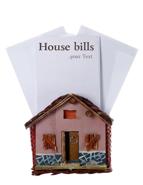 Hus, hem räkningar — Stockfoto