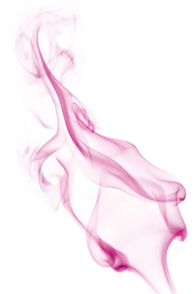 Farbenfroher rosa Rauch Stockbild