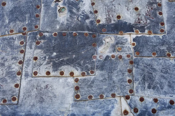 Perçin II ile eski metal doku — Stok fotoğraf