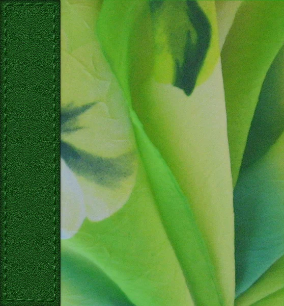 Textiel bloem achtergrond met de genaaide tape — Stockfoto